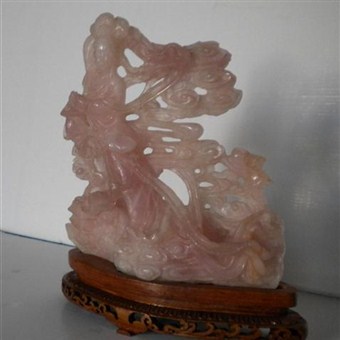 rose quartz (Sculptures of Precious Stones)